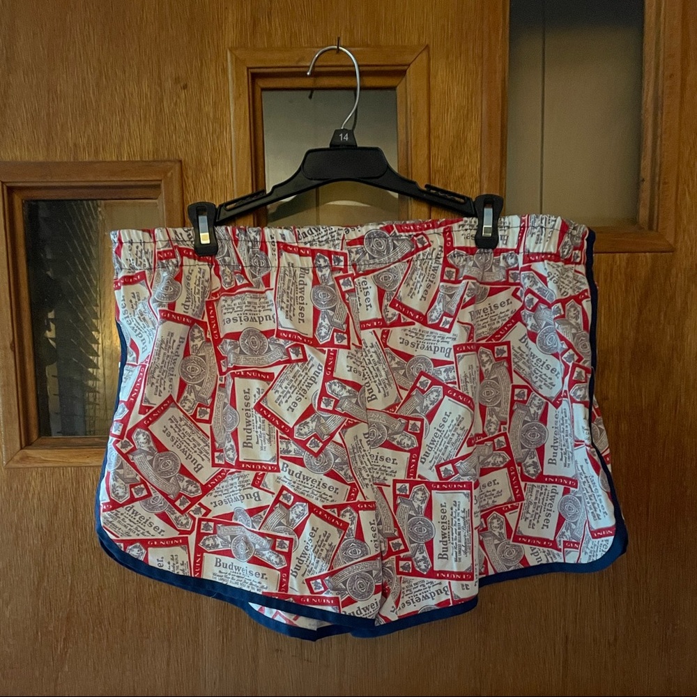 Vintage 1960’s Budweiser Beer Pop Art Mod Swim Trunks 60’s Pop Art VTG Swimwear